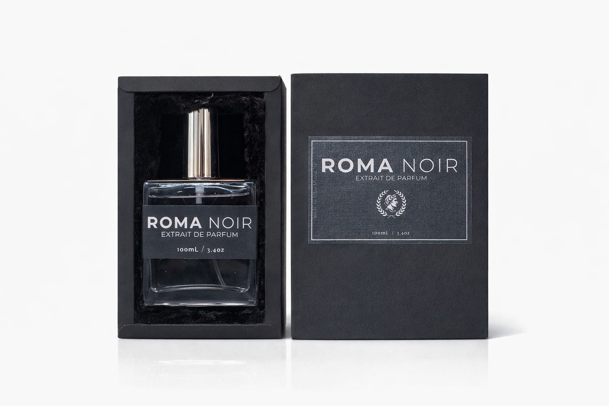 Roma Noir No.47 Extrait de Parfum – Luxury Long-Lasting Men's Fragrance with Bold, Sophisticated Notes | Roma Parfum