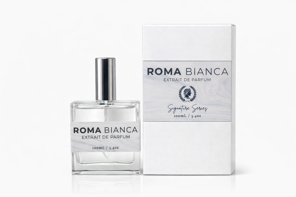 Roma Bianca No.45 Extrait de Parfum – Luxury Long-Lasting Vanilla Amber Perfume